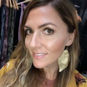 Genuine Leather Feather Earrings